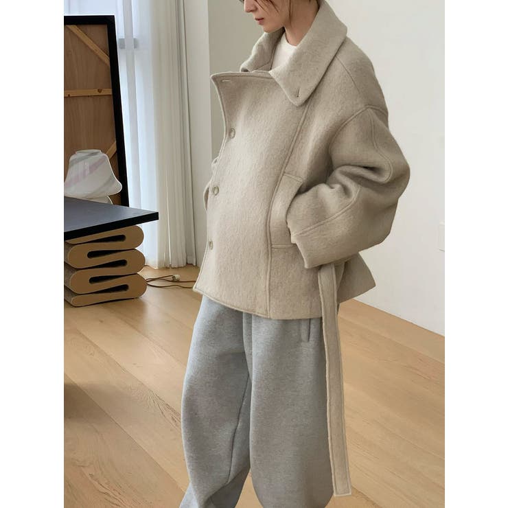 スタンドカラーショートメルトンジャケット | Ulysses | 詳細画像2 