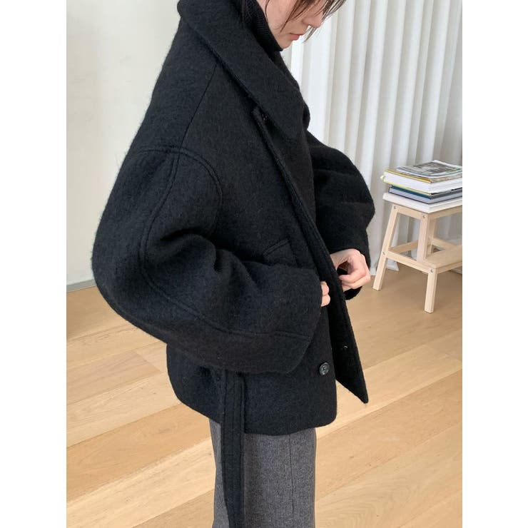 スタンドカラーショートメルトンジャケット | Ulysses | 詳細画像10 