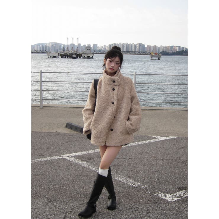 スタンドカラーシングルブレストジャケット | Ulysses | 詳細画像4 