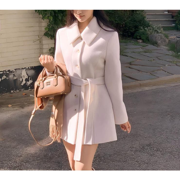 リボン襟付きシングルブレストメルトンジャケット | Ulysses | 詳細画像1 