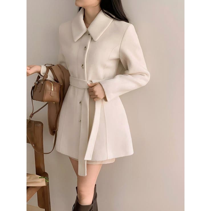 リボン襟付きシングルブレストメルトンジャケット | Ulysses | 詳細画像4 