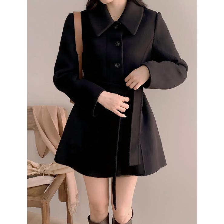 リボン襟付きシングルブレストメルトンジャケット | Ulysses | 詳細画像5 