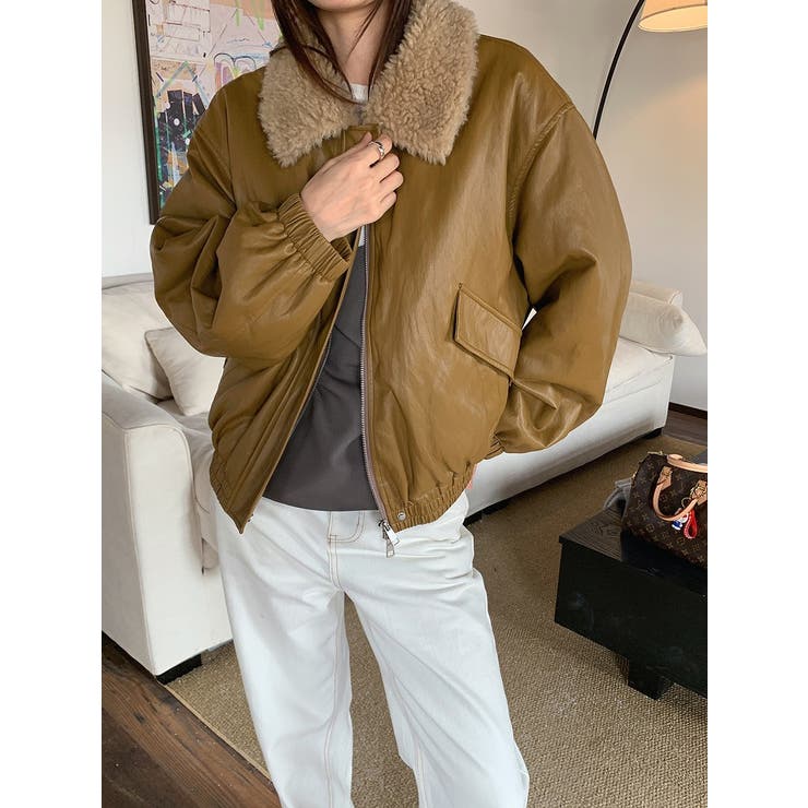 ライトブラウン | 合成皮革ジャケット | Ulysses