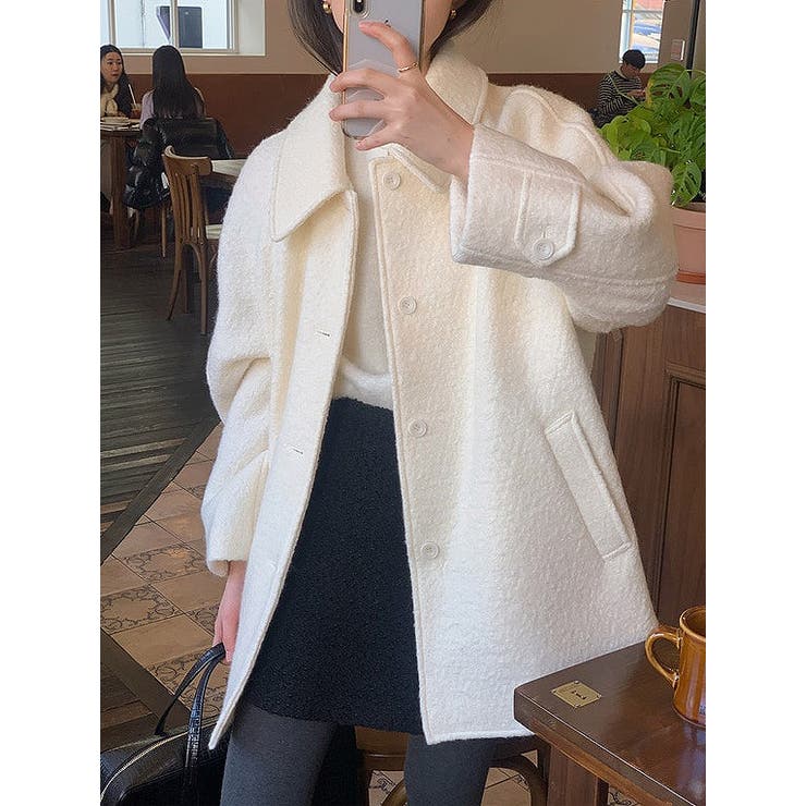 襟付きシングルブレストメルトンジャケット | Ulysses | 詳細画像2 