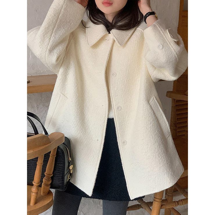 襟付きシングルブレストメルトンジャケット | Ulysses | 詳細画像3 