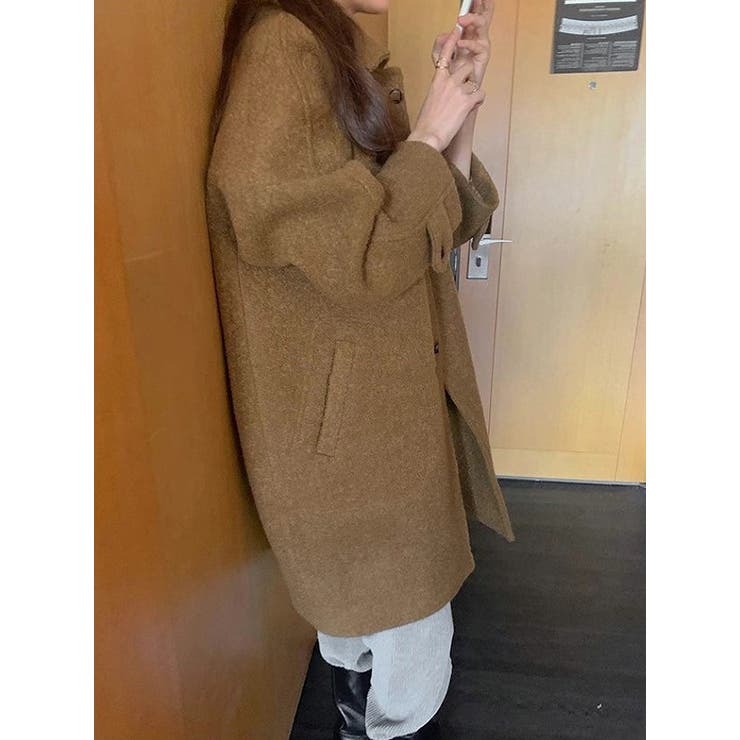 襟付きシングルブレストメルトンジャケット | Ulysses | 詳細画像13 