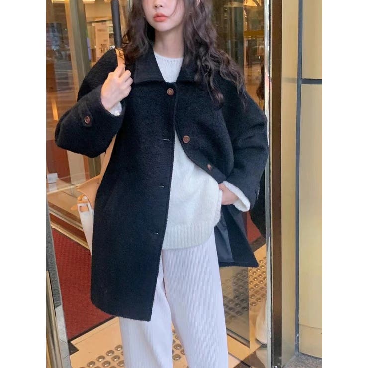 襟付きシングルブレストメルトンジャケット | Ulysses | 詳細画像16 