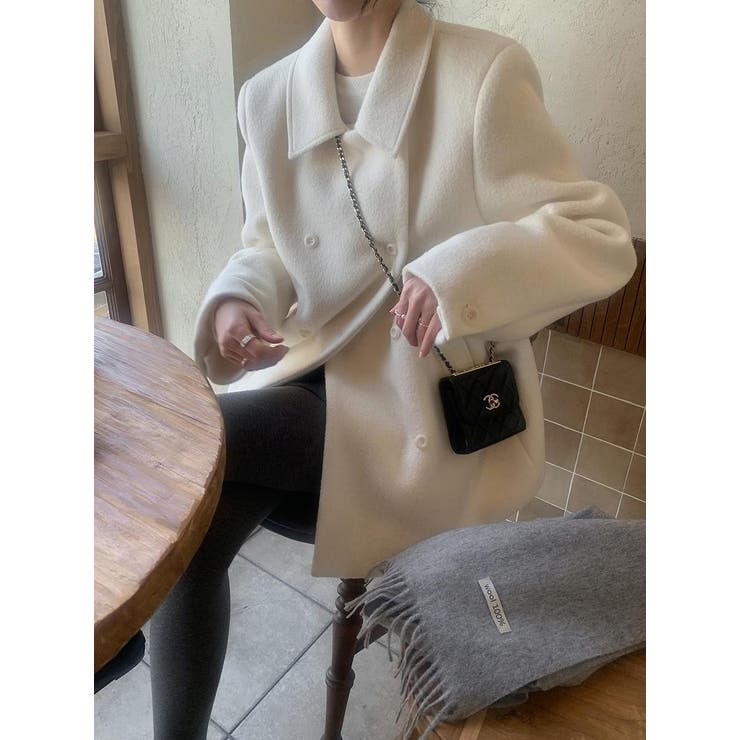 襟付きダブルブレストメルトンジャケット | Ulysses | 詳細画像7 