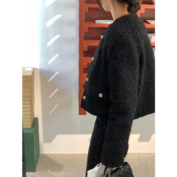 ノーカラーシングルブレストショートジャケット | Ulysses | 詳細画像6 