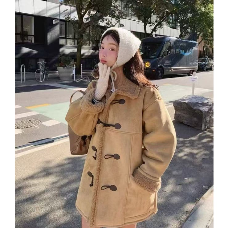 鹿の毛皮の綿毛ボアジャケット | Ulysses | 詳細画像1 