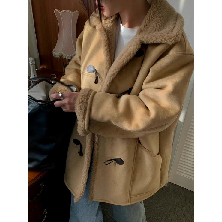 鹿の毛皮の綿毛ボアジャケット | Ulysses | 詳細画像4 