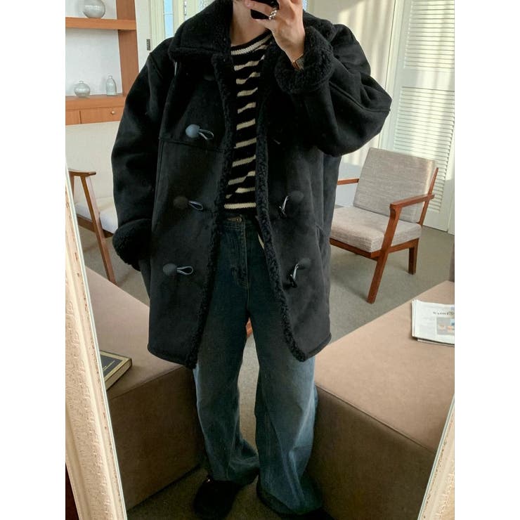 鹿の毛皮の綿毛ボアジャケット | Ulysses | 詳細画像5 