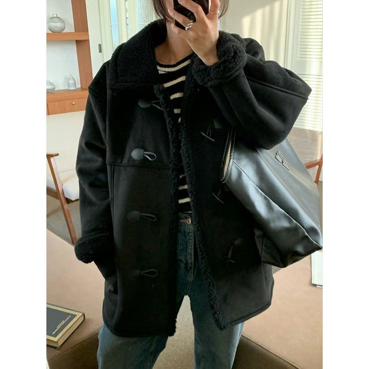 鹿の毛皮の綿毛ボアジャケット | Ulysses | 詳細画像6 