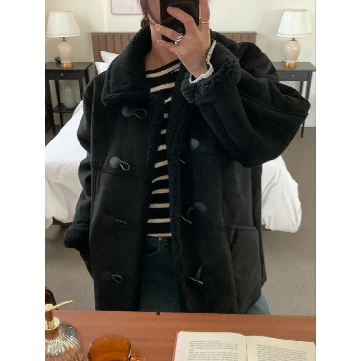 鹿の毛皮の綿毛ボアジャケット | Ulysses | 詳細画像7 