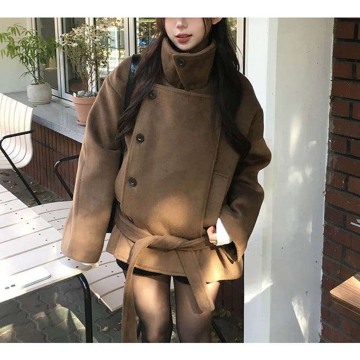 リボン襟付きメルトンジャケット | Ulysses | 詳細画像1 