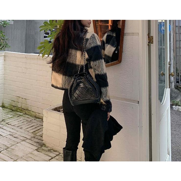 ショートメルトンチェック柄ジャケット | Ulysses | 詳細画像3 