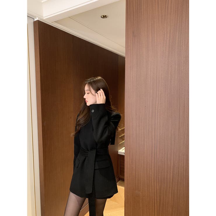 ブラック | リボンメルトンジャケット | Ulysses