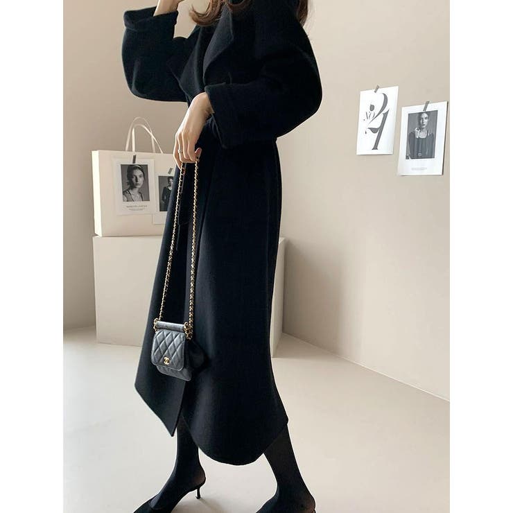 リボン襟付きロングメルトンジャケット | Ulysses | 詳細画像6 