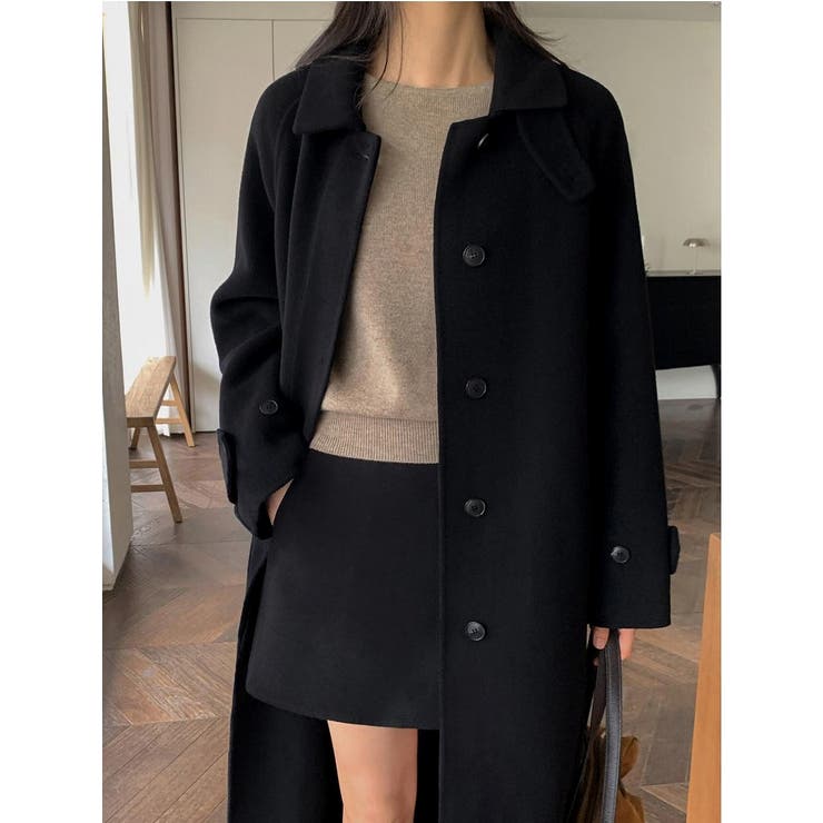 リボンロングスタンドカラーメルトンジャケット | Ulysses | 詳細画像11 