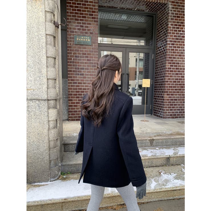 ダブルブレストメルトンジャケット | Ulysses | 詳細画像8 