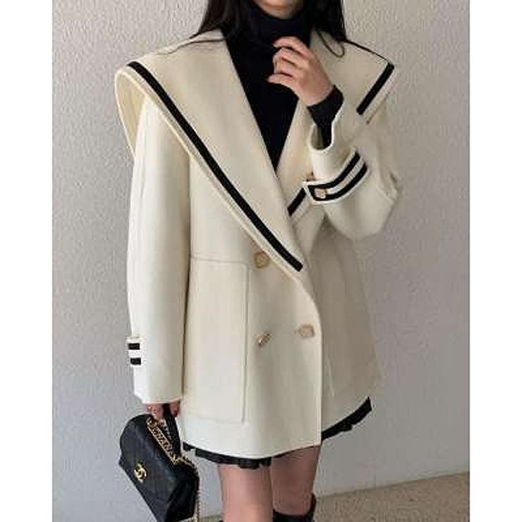 ベージュ | 襟付きメルトンジャケット | Ulysses