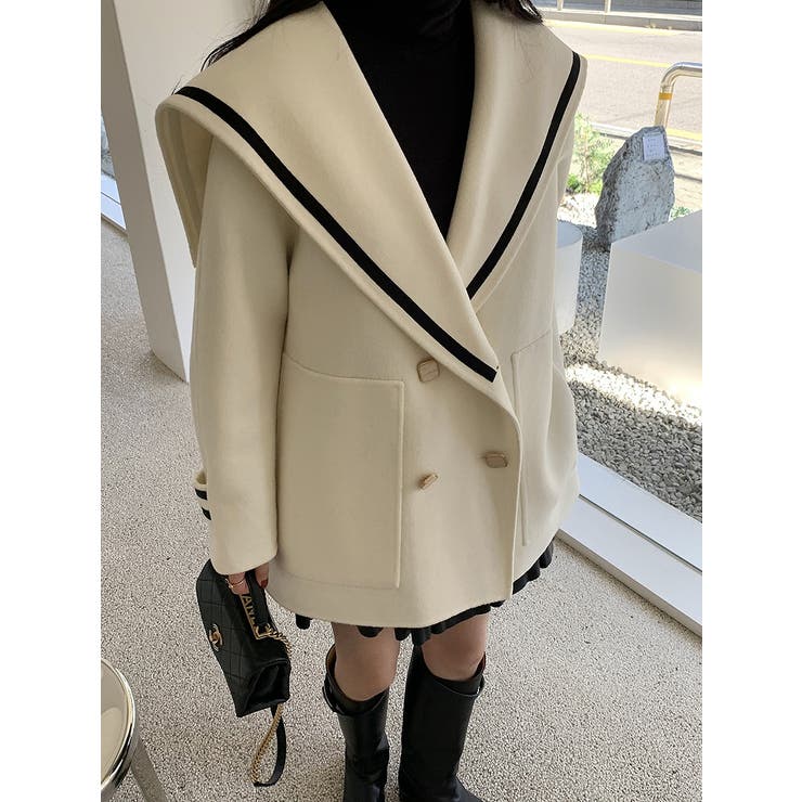 襟付きメルトンジャケット | Ulysses | 詳細画像1 