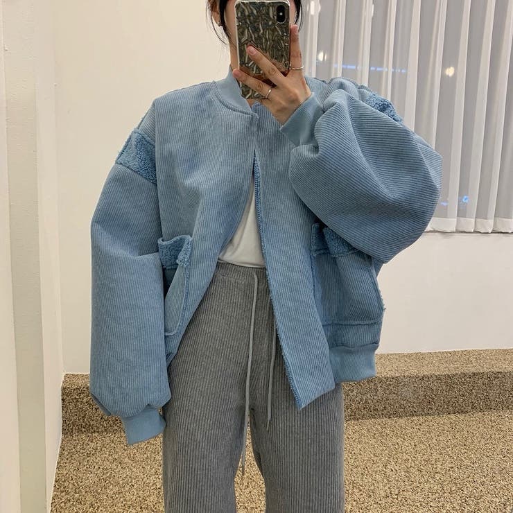 バック刺繍切り替えボアジャケット | Ulysses | 詳細画像3 