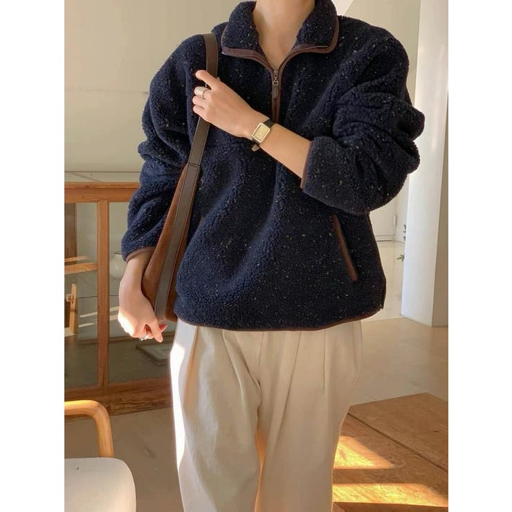 ダークブルー | スワンネックボアトップス | Ulysses