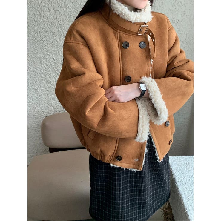 キャメル | 襟付きダブルブレストジャケット | Ulysses