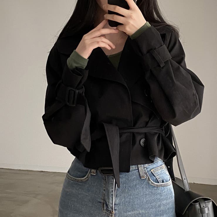 ブラック | リボンショートショートジャケット | Ulysses