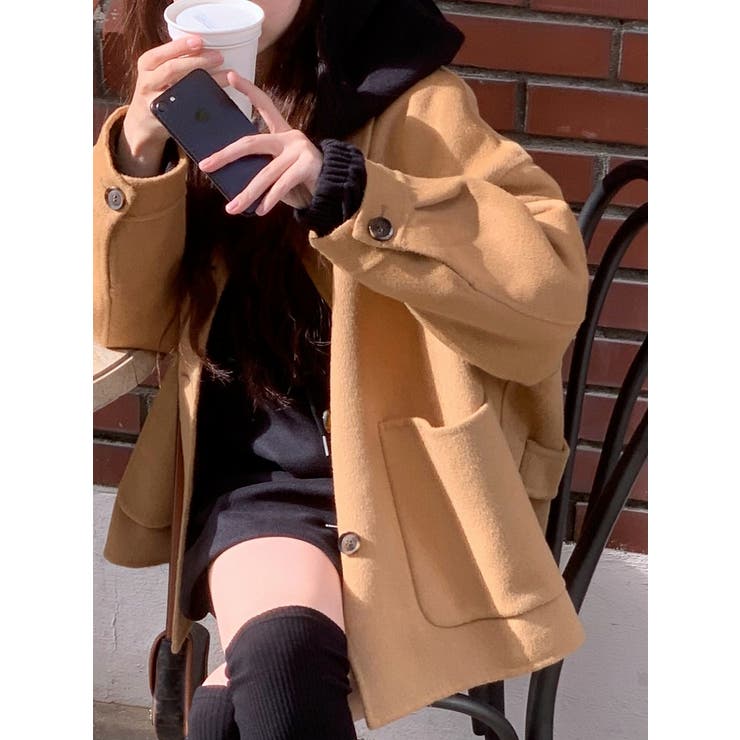 襟付きシングルブレストメルトンジャケット | Ulysses | 詳細画像1 