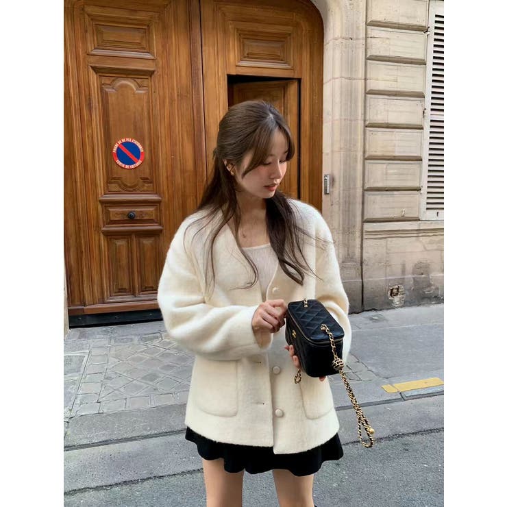 ベージュ | ノーカラーシングルブレストジャケット | Ulysses