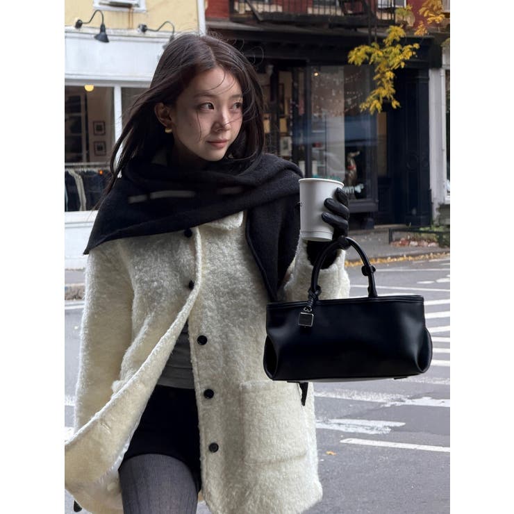 ベージュ | 襟付きシングルブレストジャケット | Ulysses