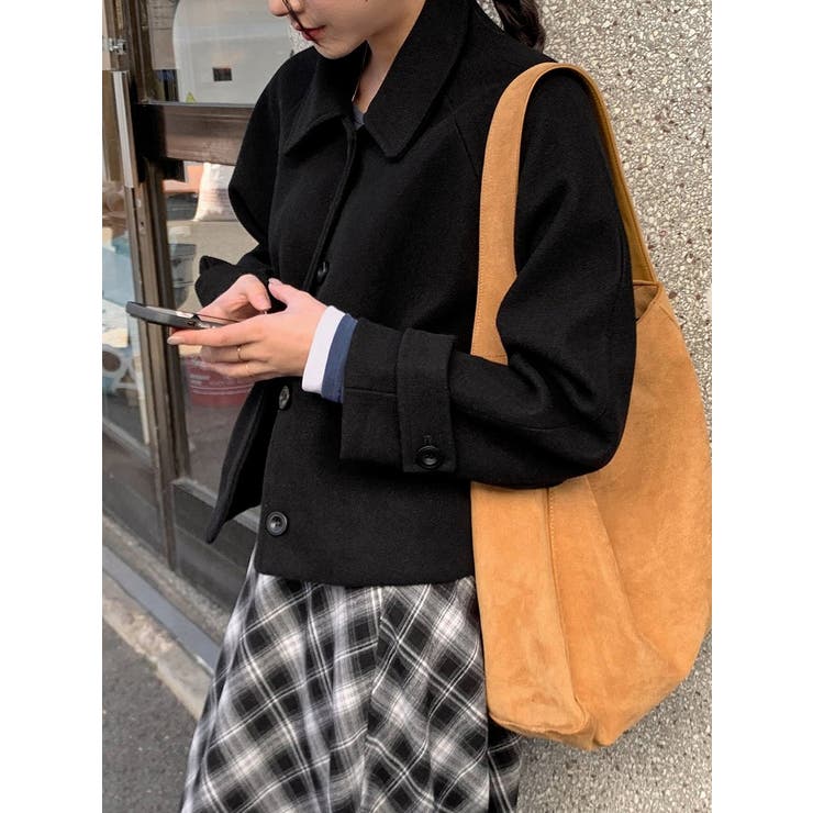 ブラック | ショートメルトンジャケット | Ulysses