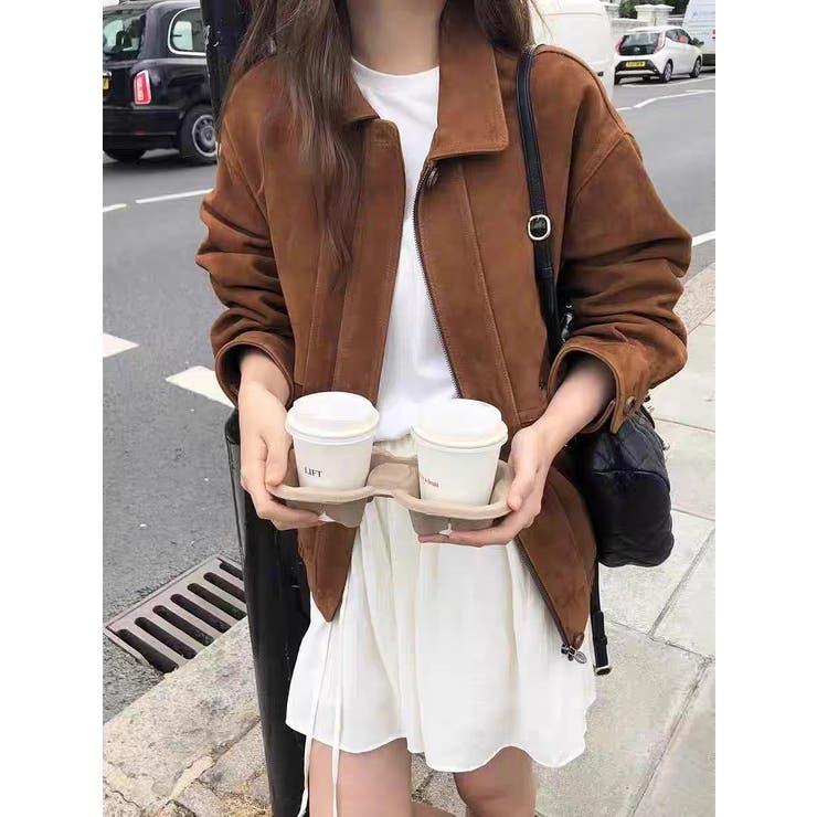 キャメル | 襟付きジップ付きジャケット | Ulysses