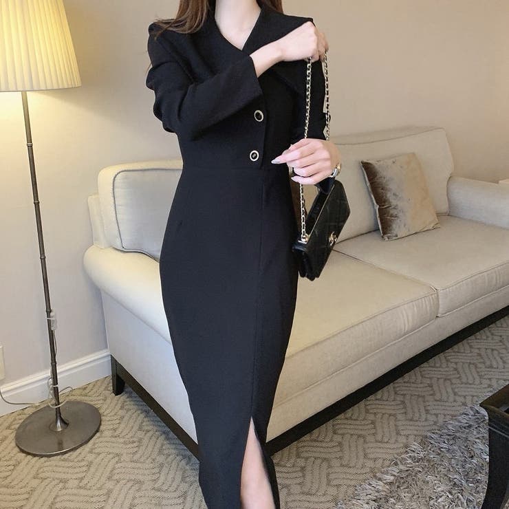 襟付きスリットワンピース | Ulysses | 詳細画像5 