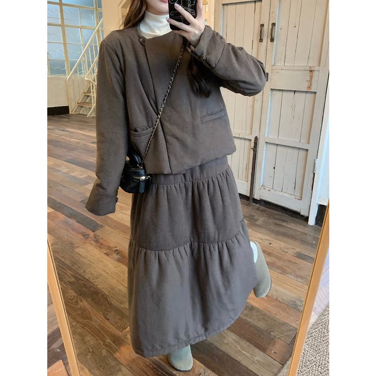 ショートジャケットスカートセットアップ[品番：NTRW0012201]｜Ulysses