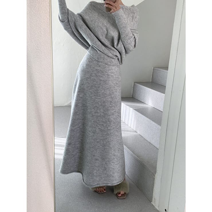 ニットオフショルダートップススカートセットアップ | Ulysses | 詳細画像2 