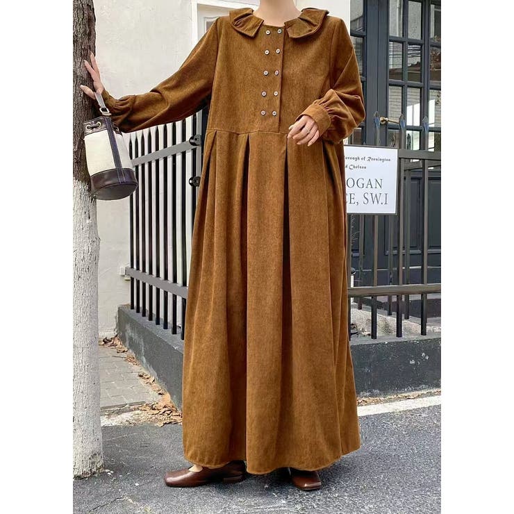 コーデュロイリボンワンピース | Ulysses | 詳細画像1 