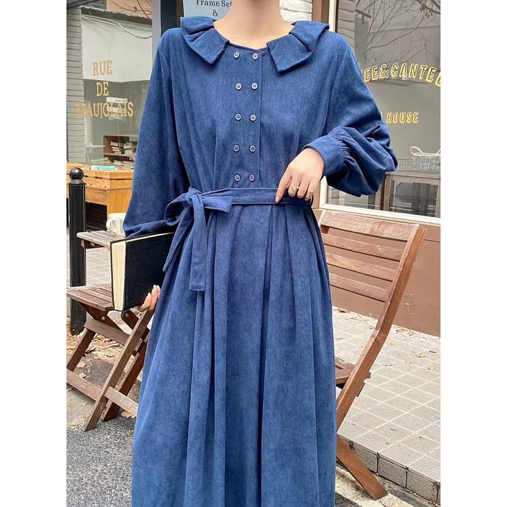 コーデュロイリボンワンピース | Ulysses | 詳細画像3 