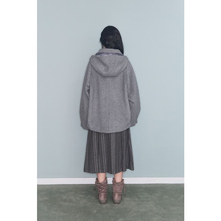 フード付きダブルブレストメルトンジャケット | Ulysses | 詳細画像4 