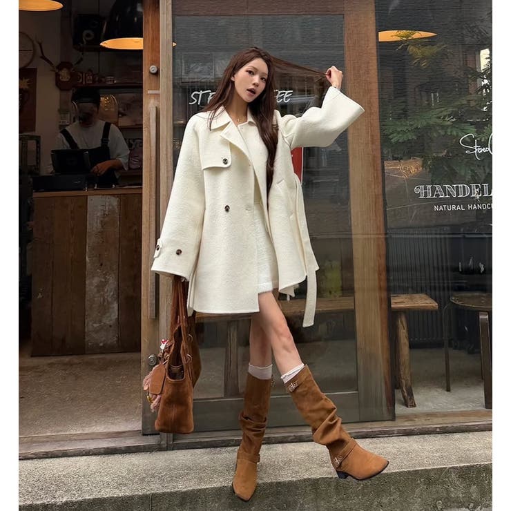 アイボリー | リボン襟付きジャケット | Ulysses