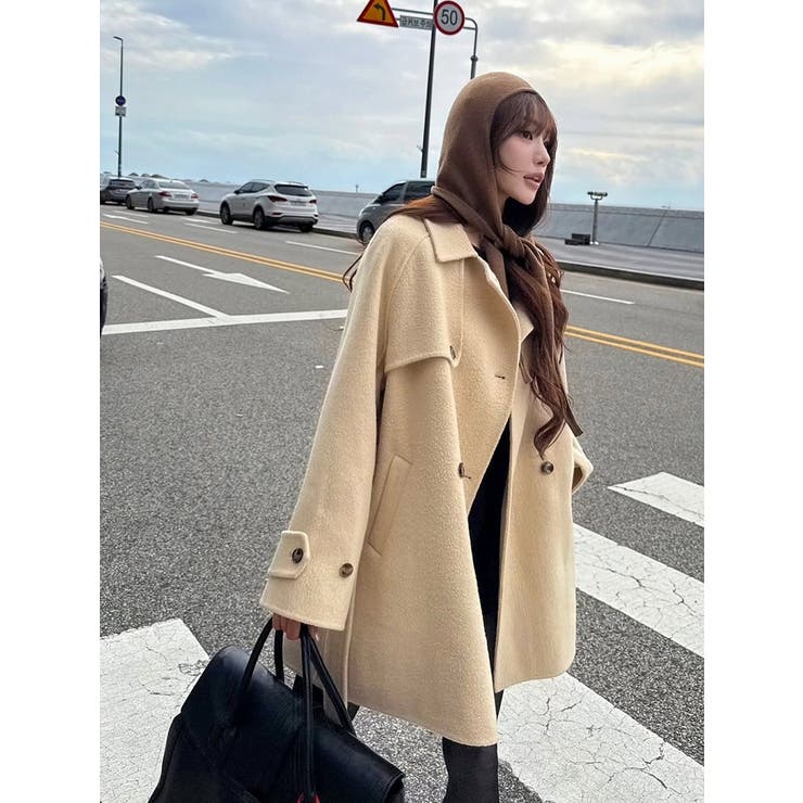 ベージュ | リボン襟付きジャケット | Ulysses