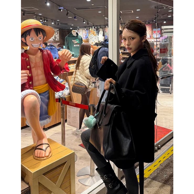 ブラック | リボン襟付きジャケット | Ulysses