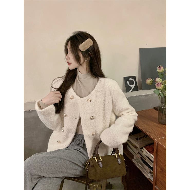 ノーカラーダブルブレストジャケット | Ulysses | 詳細画像2 