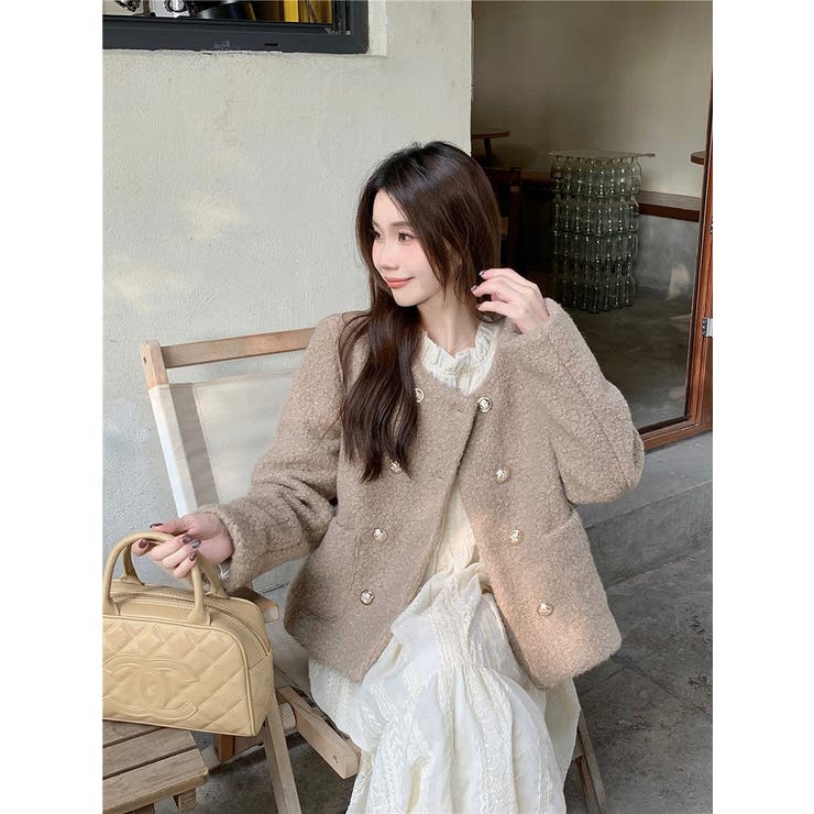 ノーカラーダブルブレストジャケット | Ulysses | 詳細画像7 