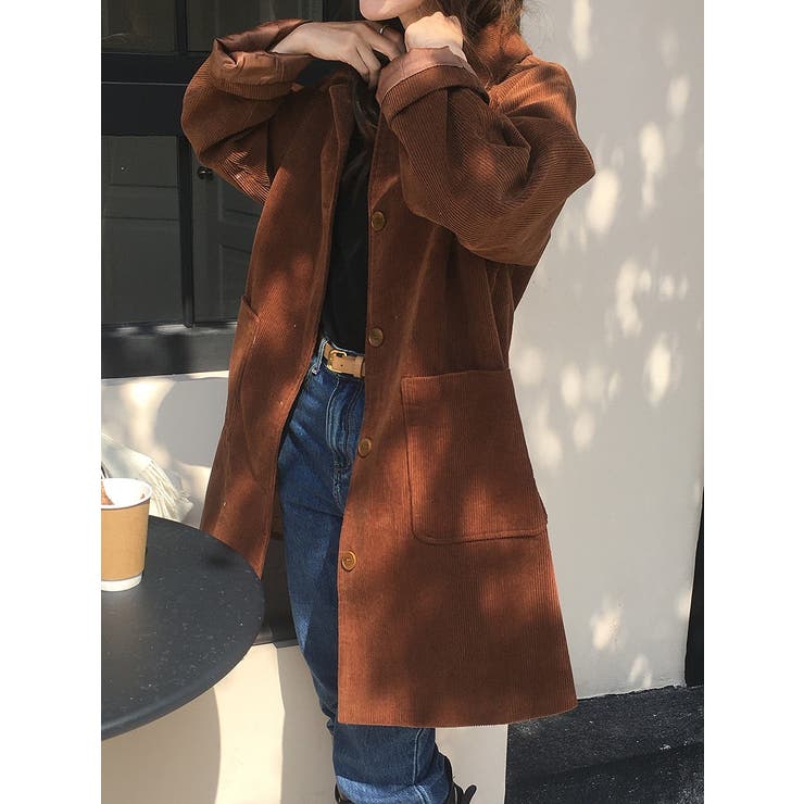 襟付きコーデュロイシングルブレストジャケット | Ulysses | 詳細画像2 