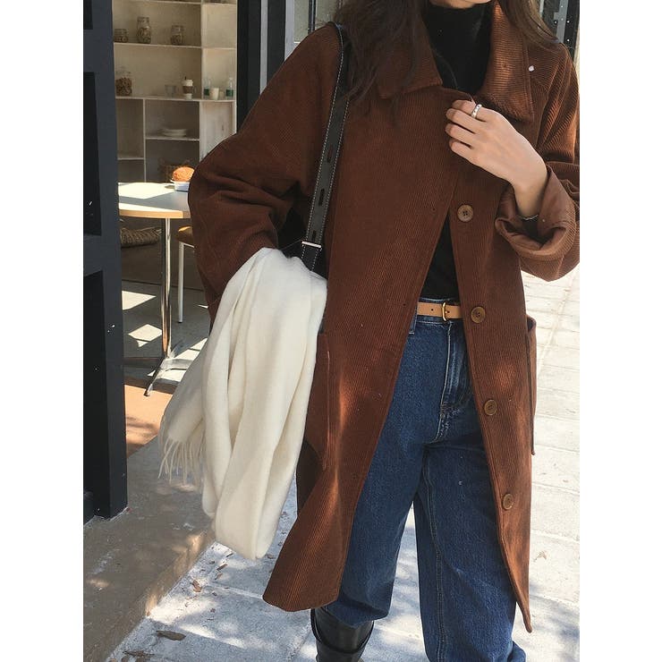 襟付きコーデュロイシングルブレストジャケット | Ulysses | 詳細画像3 