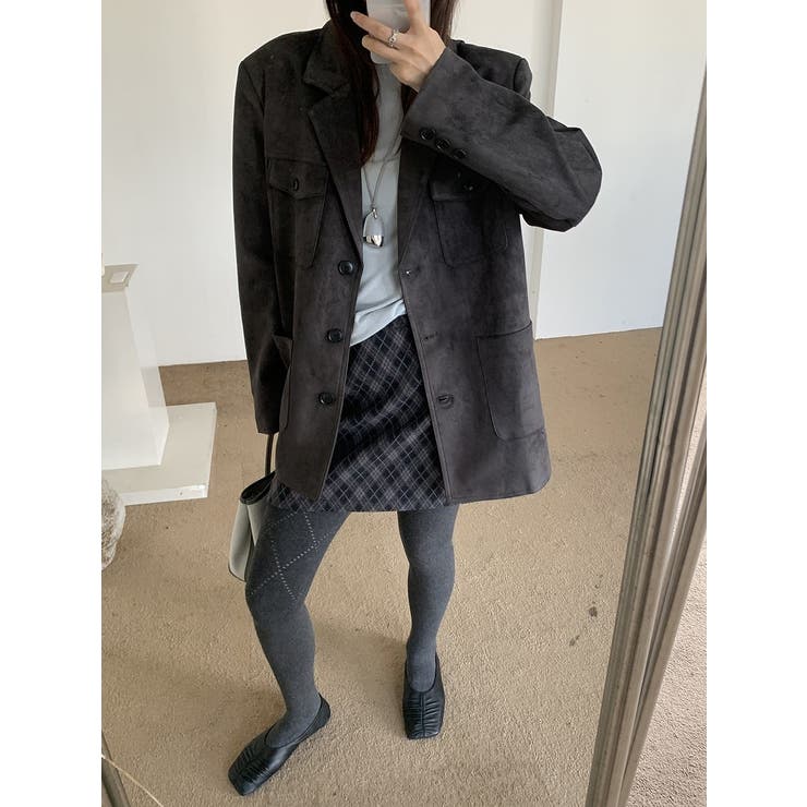 鹿の毛皮の綿毛スーツジャケット | Ulysses | 詳細画像3 