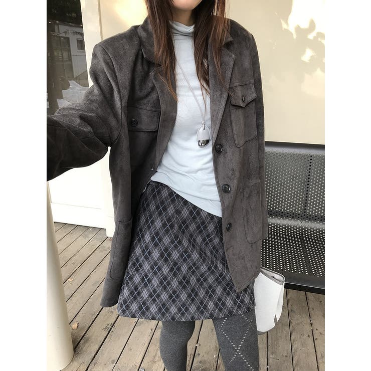 鹿の毛皮の綿毛スーツジャケット | Ulysses | 詳細画像4 